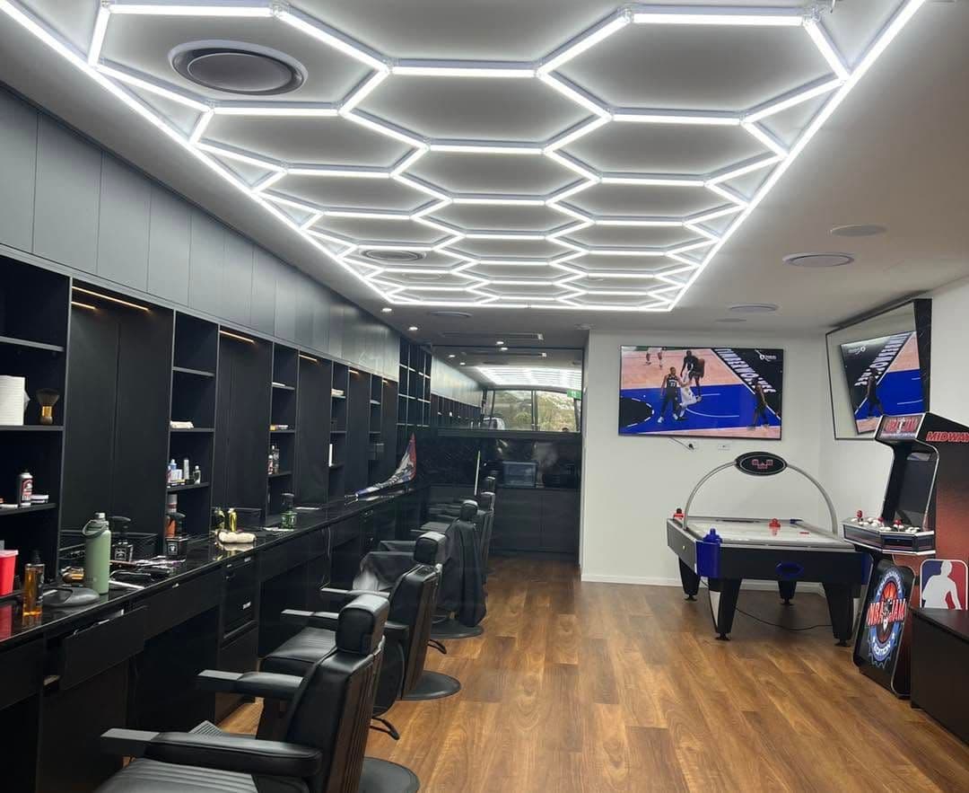 Inside the Hangout Barber Club Dakabin store